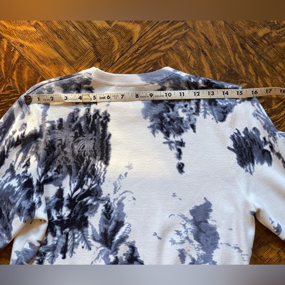Desigual Gray & White Abstract Sweater - Size S - Picture 9 of 13